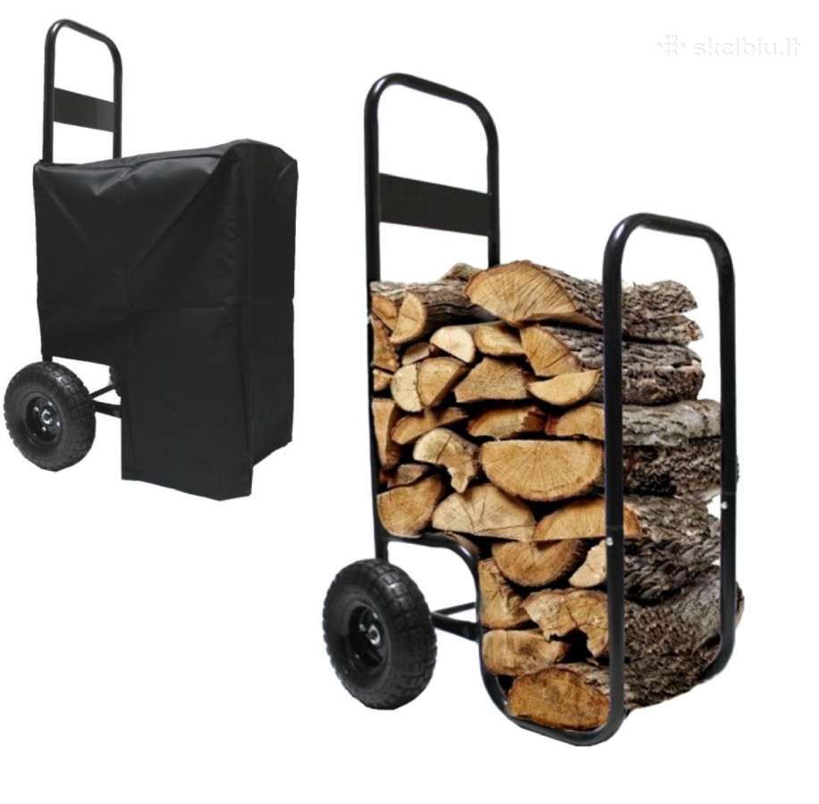 Malkų vežimas su uždangalu iki 60 kg vežimėlis