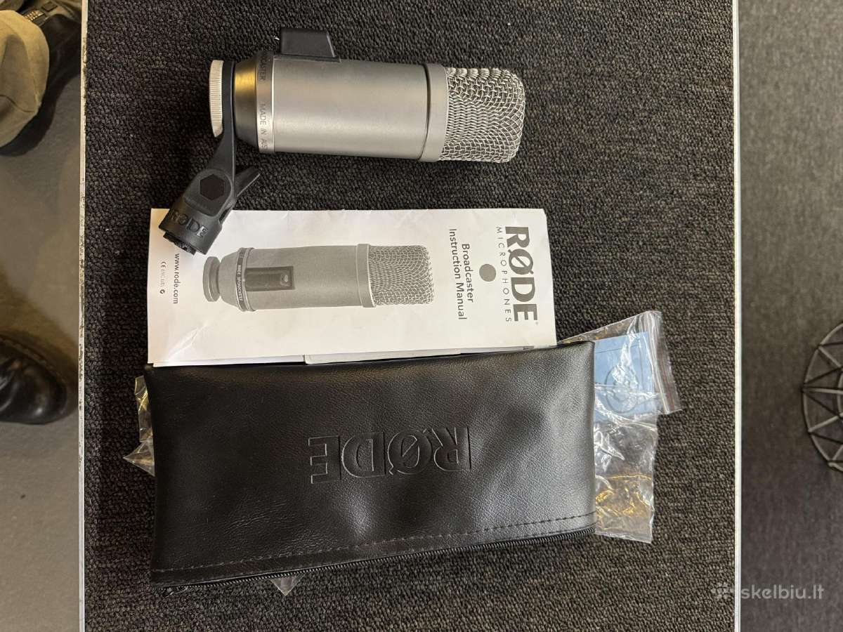 Pro studijos mikrofonas Rode Broadcaster