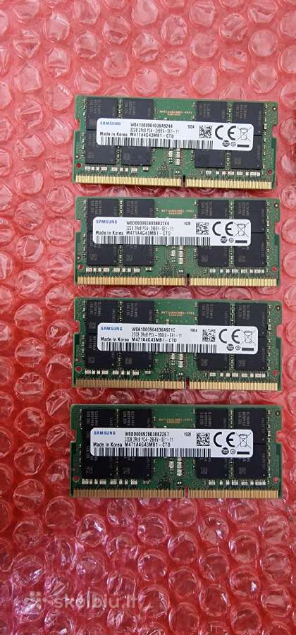 Samsung, Sk hynix 32 GB ir 16 GB Ddr4 - nuotraukos Nr. 2