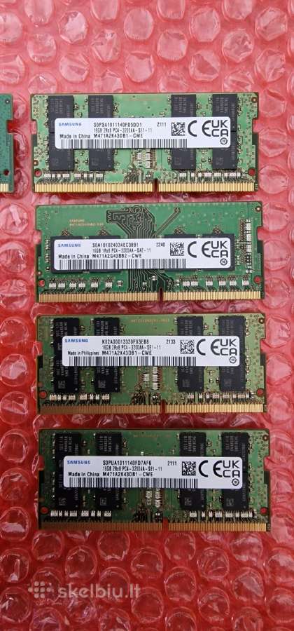 Samsung, Sk hynix 32 GB ir 16 GB Ddr4 - nuotraukos Nr. 3