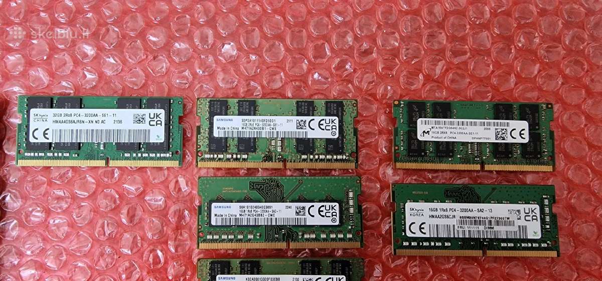 Samsung, Sk hynix 32 GB ir 16 GB Ddr4 - nuotraukos Nr. 4