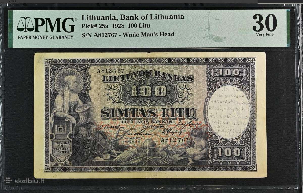 1928 m. 100 Lt Pmg 30