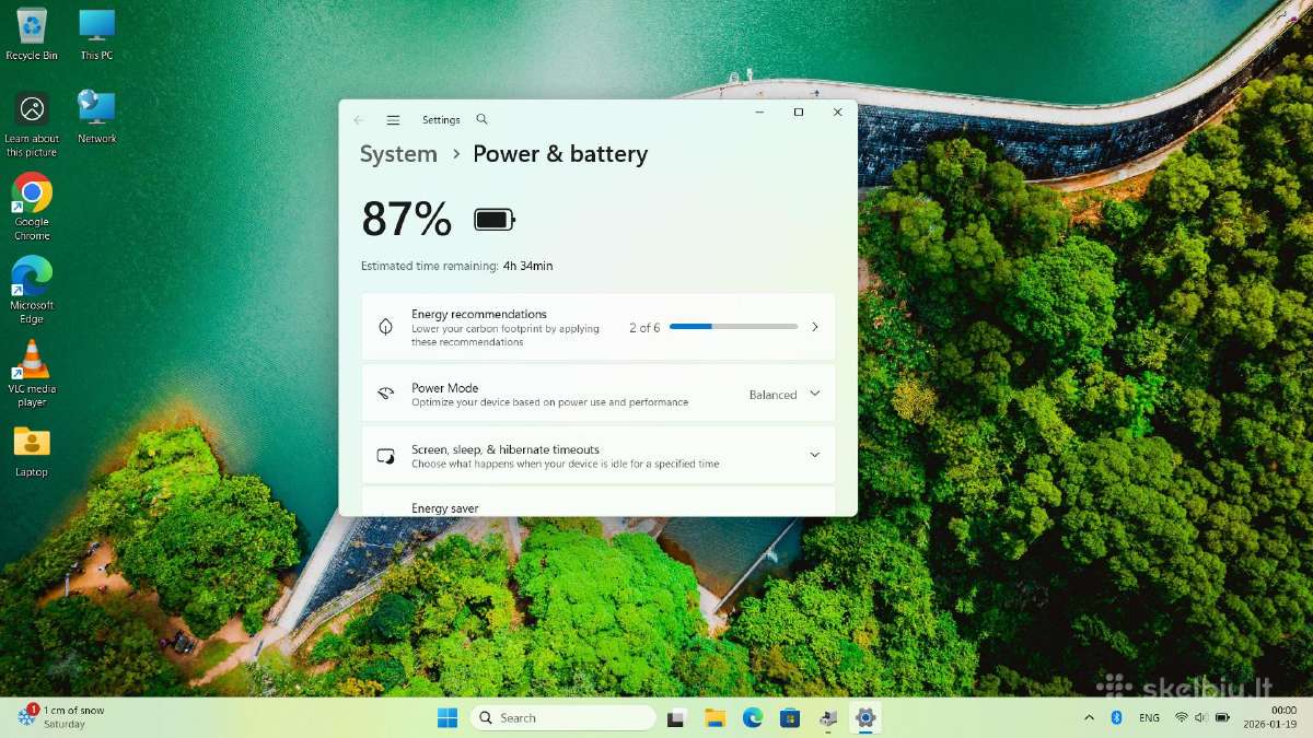 Lenovo V130 i5 8250u 8gb 256ssd Fhd - nuotraukos Nr. 9
