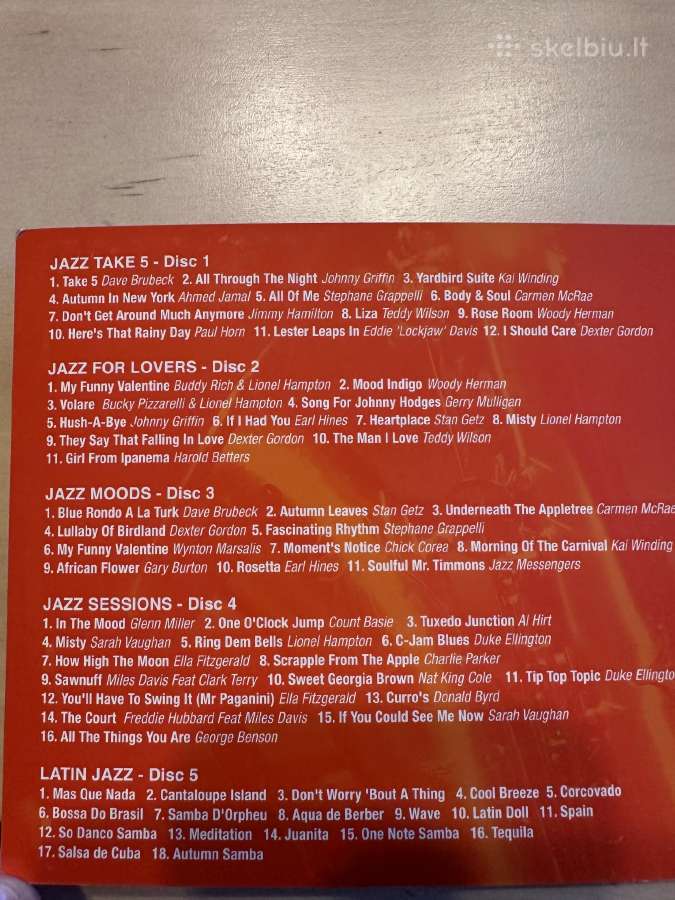CD collection Best of Jazz (5 CD) - nuotraukos Nr. 4