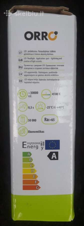 LED prožektorius Orro Led10w230v Ip65 - nuotraukos Nr. 2