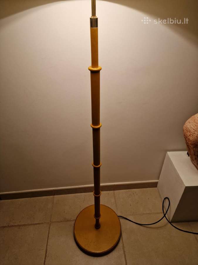 Vintažinis mid century autorinis odinis toršeras - nuotraukos Nr. 36
