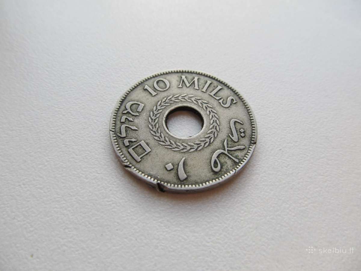10 mils , Palestina , 1927