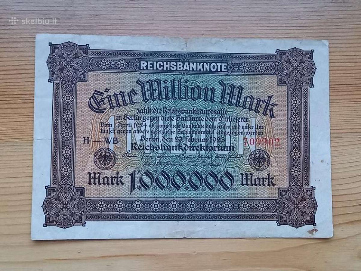 Vokietija 1923 1.000.000 markiu