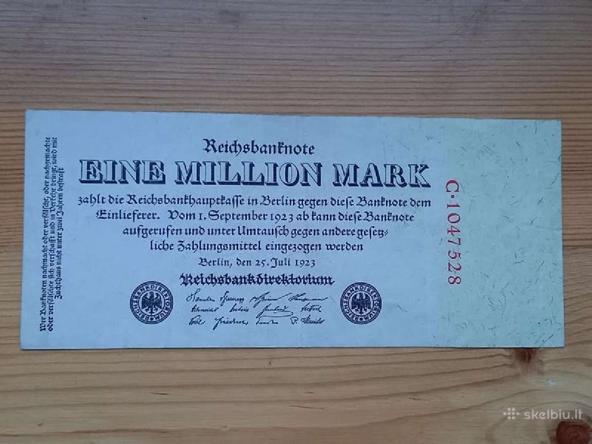 Vokietija 1923 1.000.000 markiu