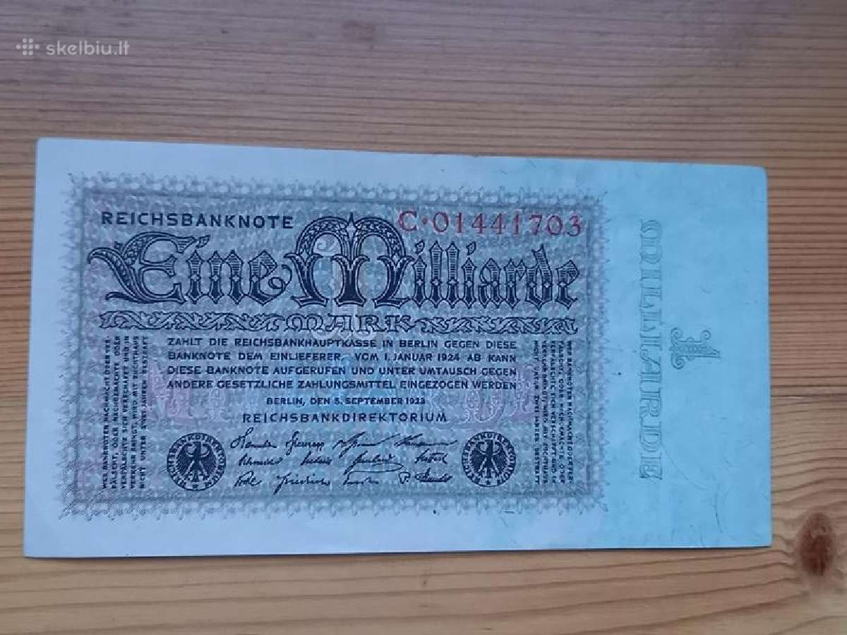 Vokietija 1923 1.000.000.000 markiu