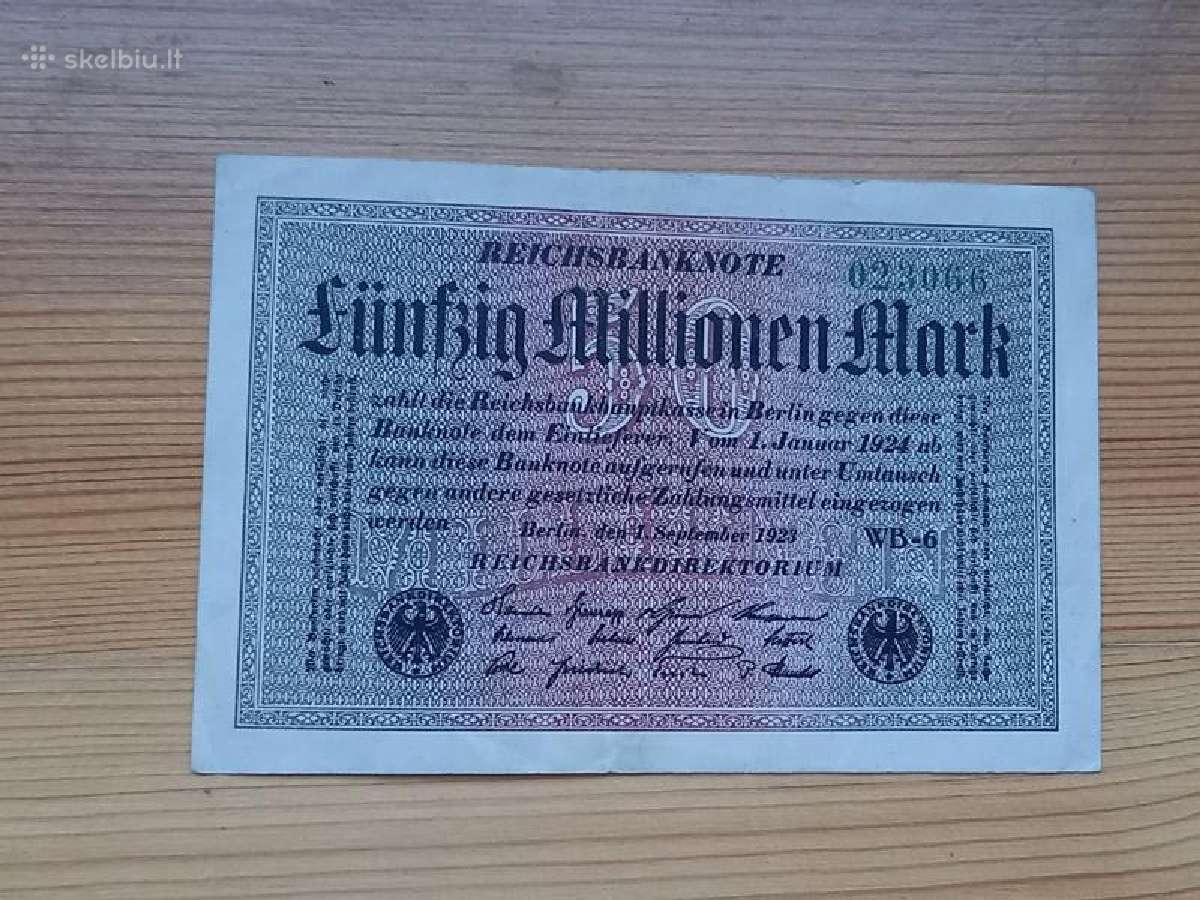 Vokietija 1923 50.000.000 markiu
