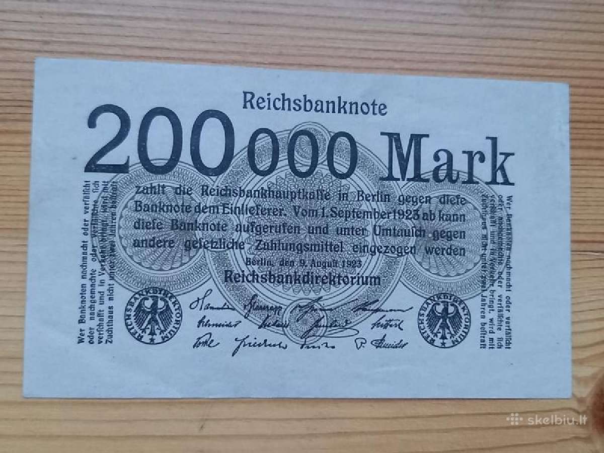 Vokietija 1923 200.000 markiu