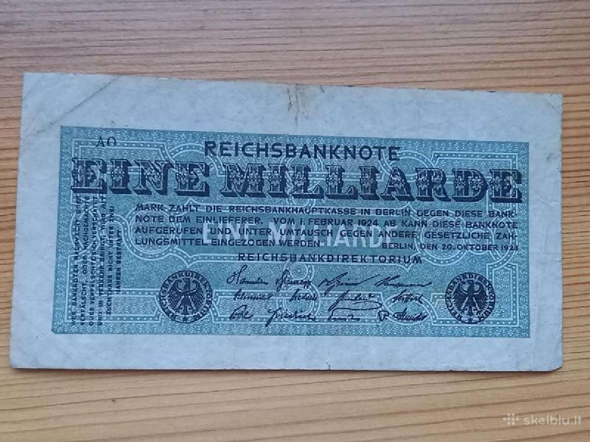 Vokietija 1923 1.000.000.000 markiu