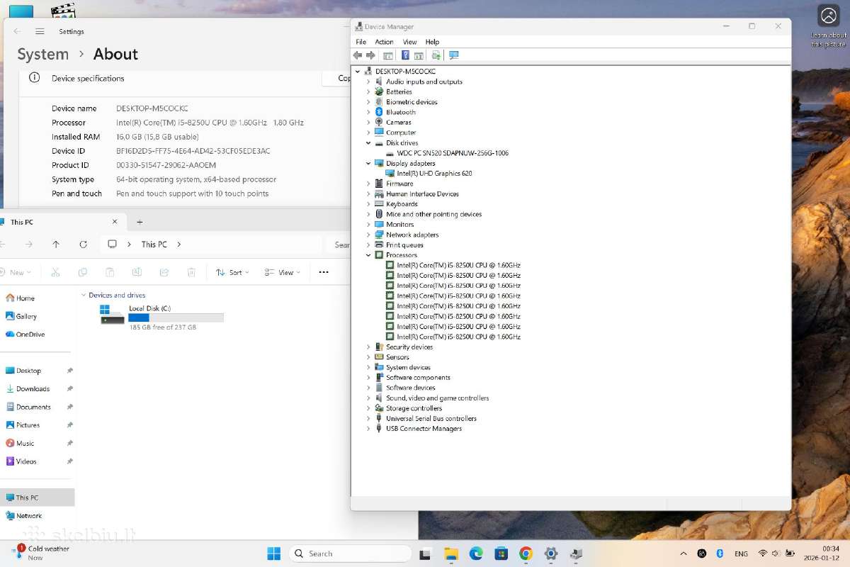 Hp Elite X2 1013 Gen3 2-in-1 i5 8250 16gb SSD - nuotraukos Nr. 10