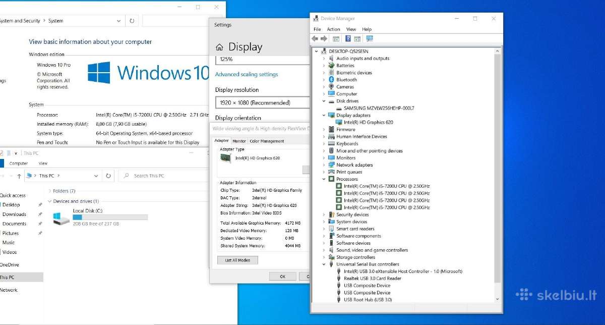 Lenovo T470s greitas plonas lengvas - nuotraukos Nr. 7