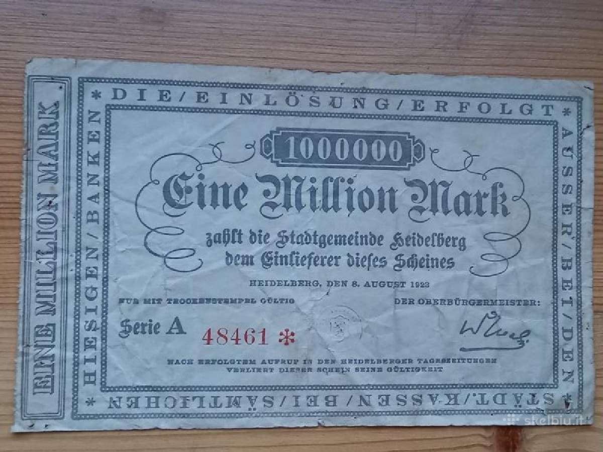 Vokietija 1923 1.000.000 markiu (notgeldas)