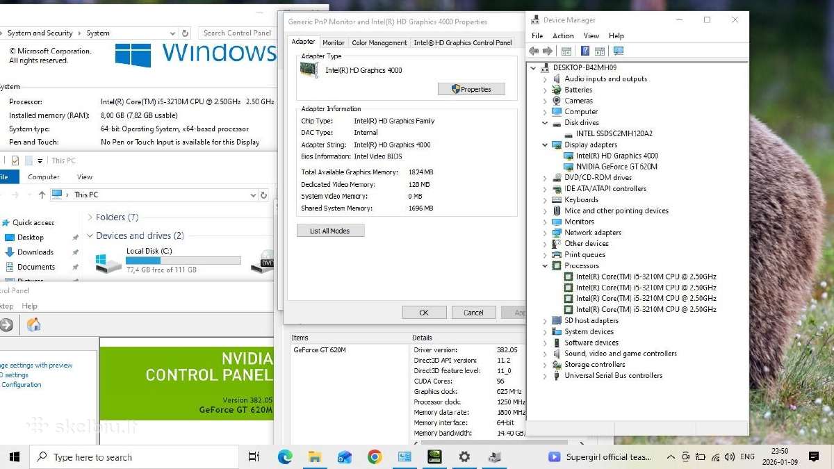 Acer - Pb easynote te11hc i5 8gb SSD nvidia - nuotraukos Nr. 7