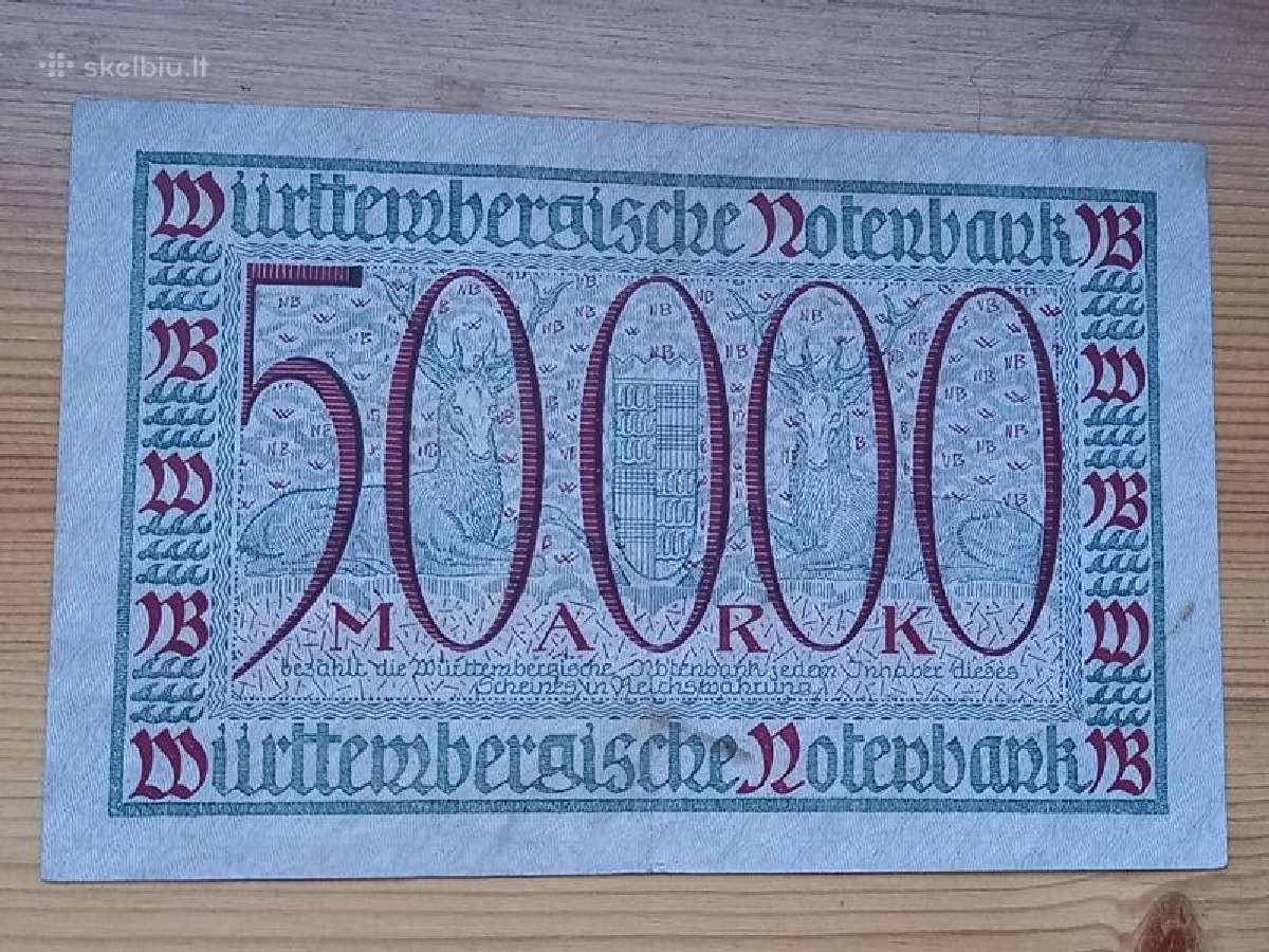 Vokietija 1923 50.000 markiu (notgeldas) - nuotraukos Nr. 2