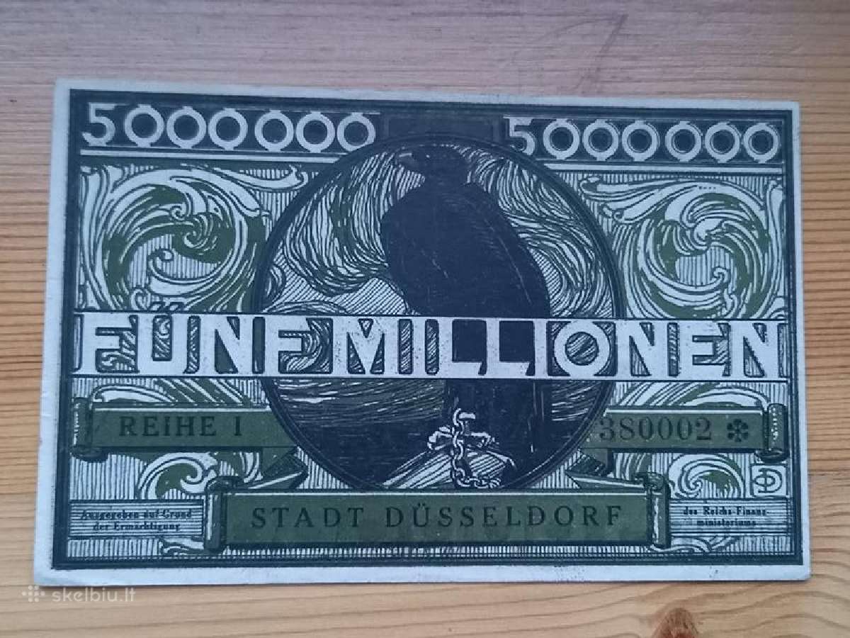 Vokietija 1923 5.000.000 markiu (notgeldas)