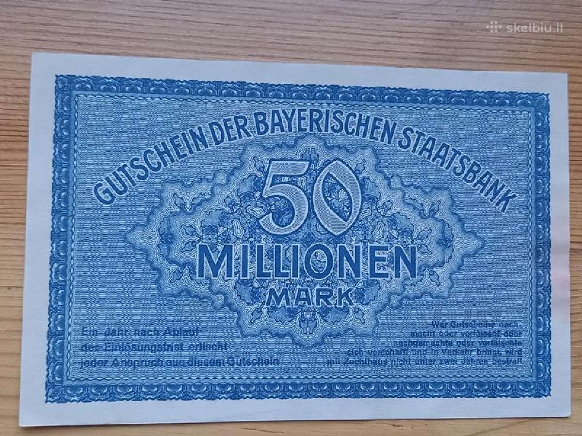 Vokietija 1923 50.000.000 markiu (notgeldas) - nuotraukos Nr. 2