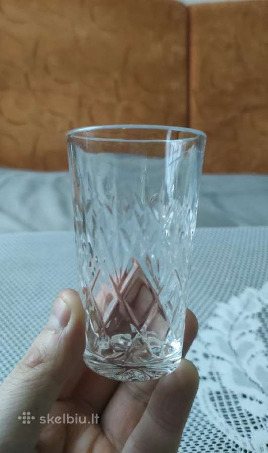 Geros būklės mažos stiklinės, taurelės 5vnt