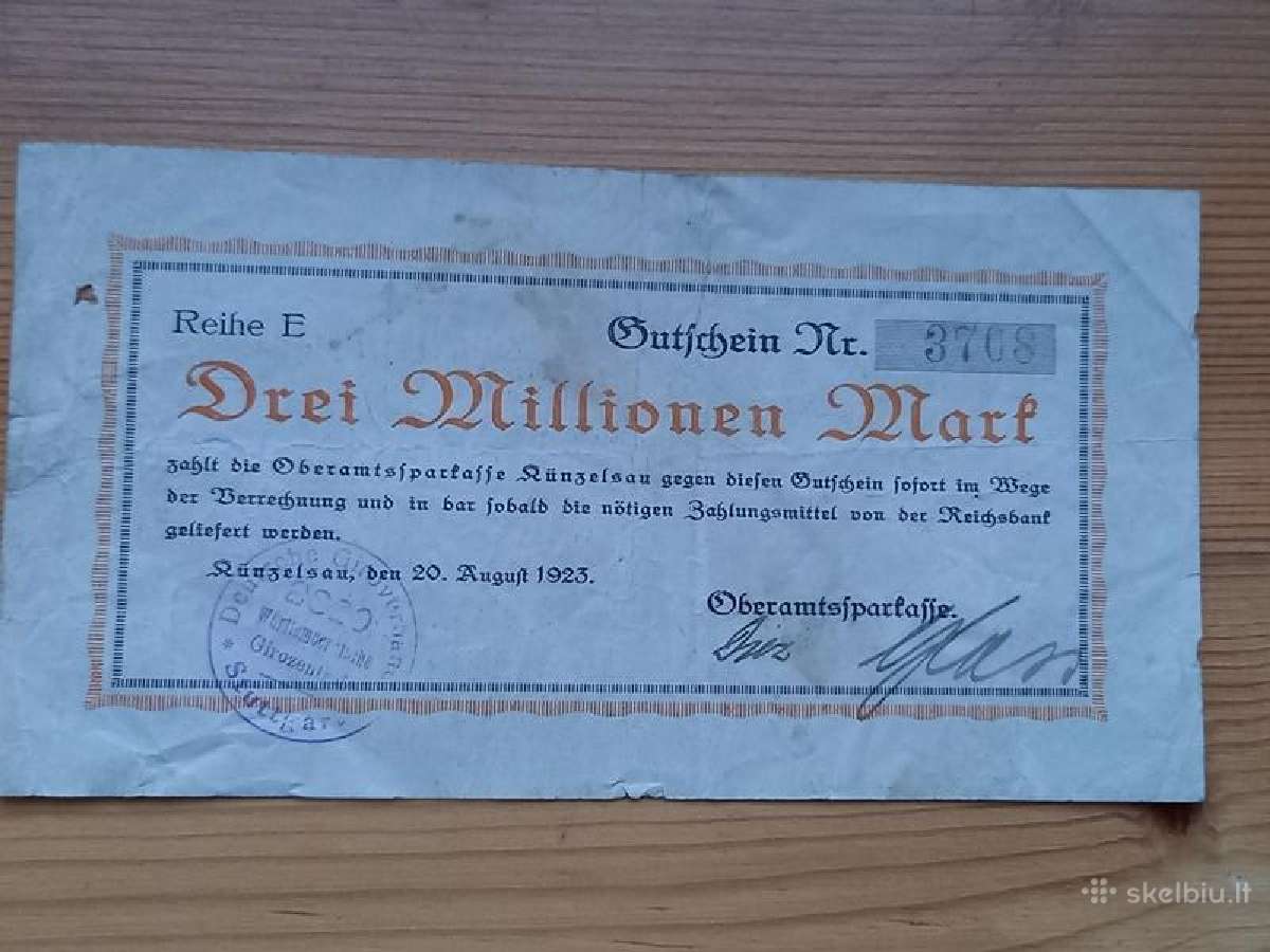 Vokietija 1923 3.000.000 markiu (notgeldas)