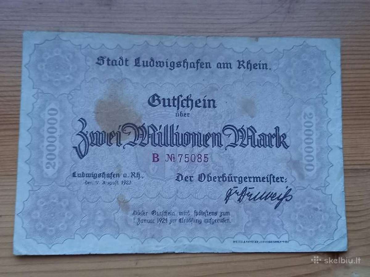 Vokietija 1924 2.000.000 markiu (notgeldas)