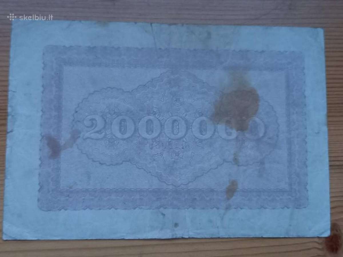 Vokietija 1924 2.000.000 markiu (notgeldas) - nuotraukos Nr. 2
