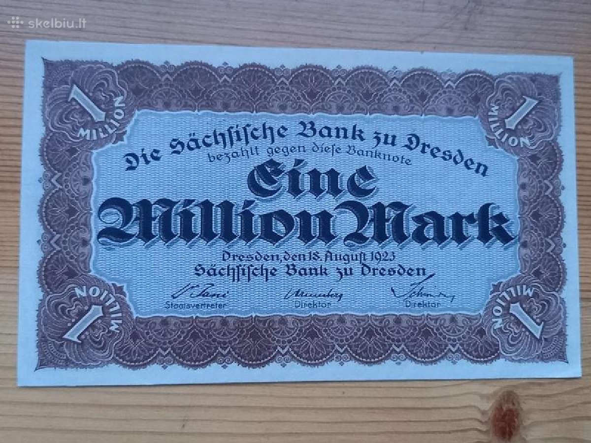 Vokietija 1923 1.000.000 markiu (notgeldas)