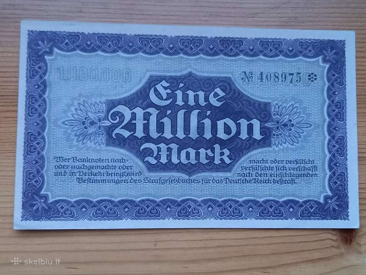 Vokietija 1923 1.000.000 markiu (notgeldas) - nuotraukos Nr. 2