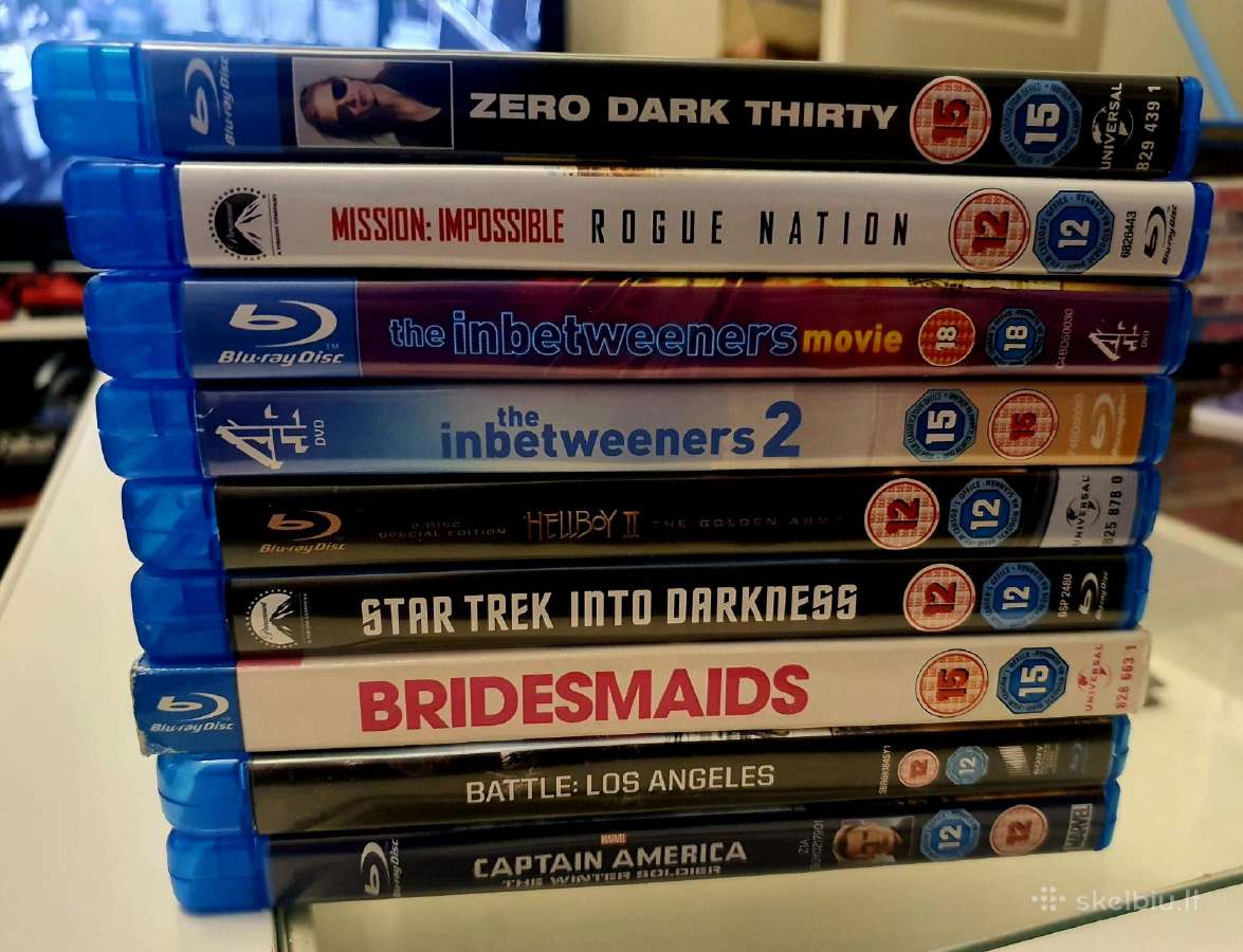 9 „blu-ray“ filmų rinkinis - nuotraukos Nr. 3