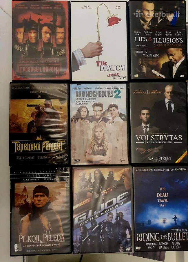 20 Dvd diskų kolekcija – Didelė kino įvairovė - nuotraukos Nr. 2