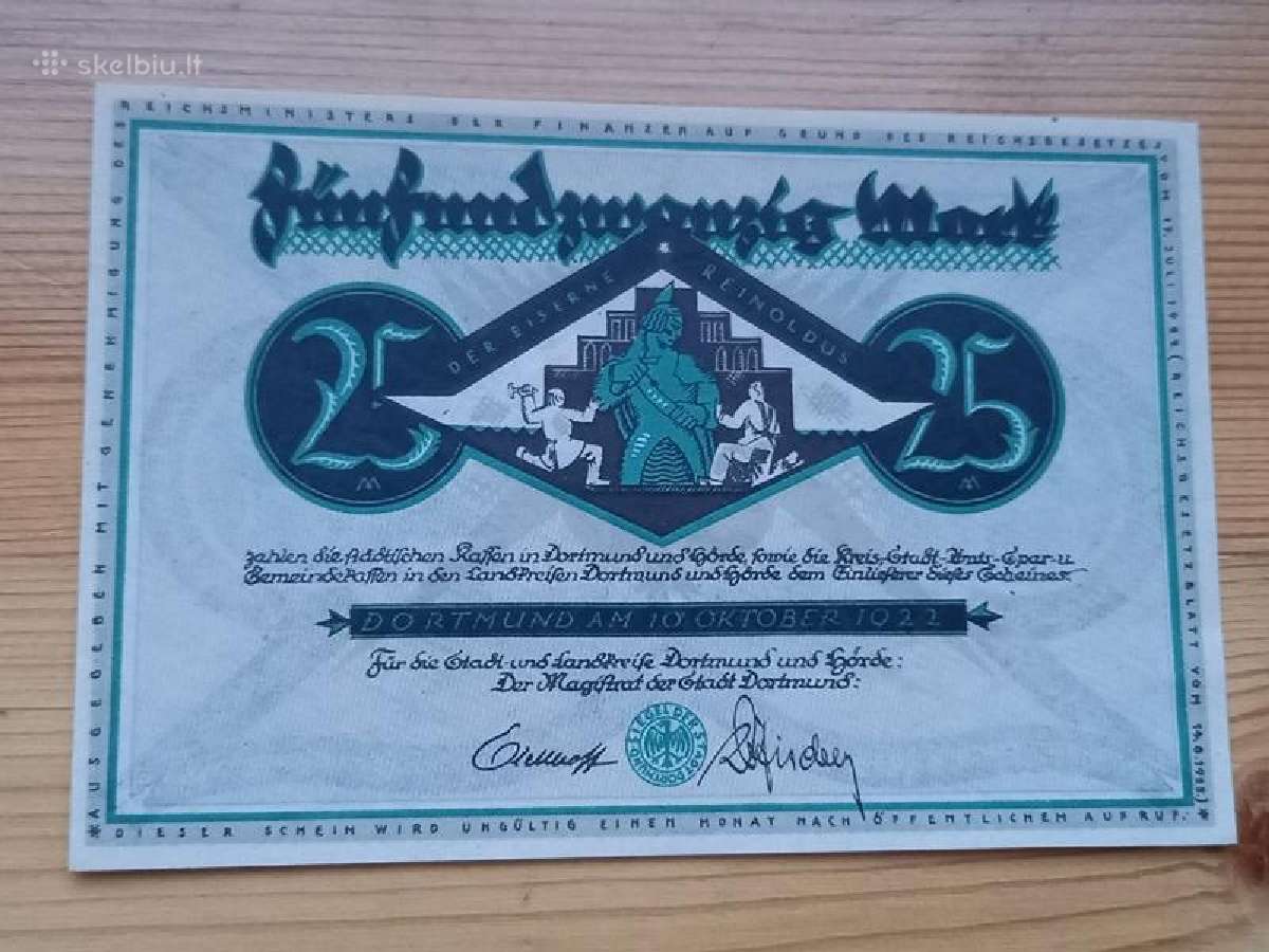Vokietija 1923 25 markės (notgeldas)