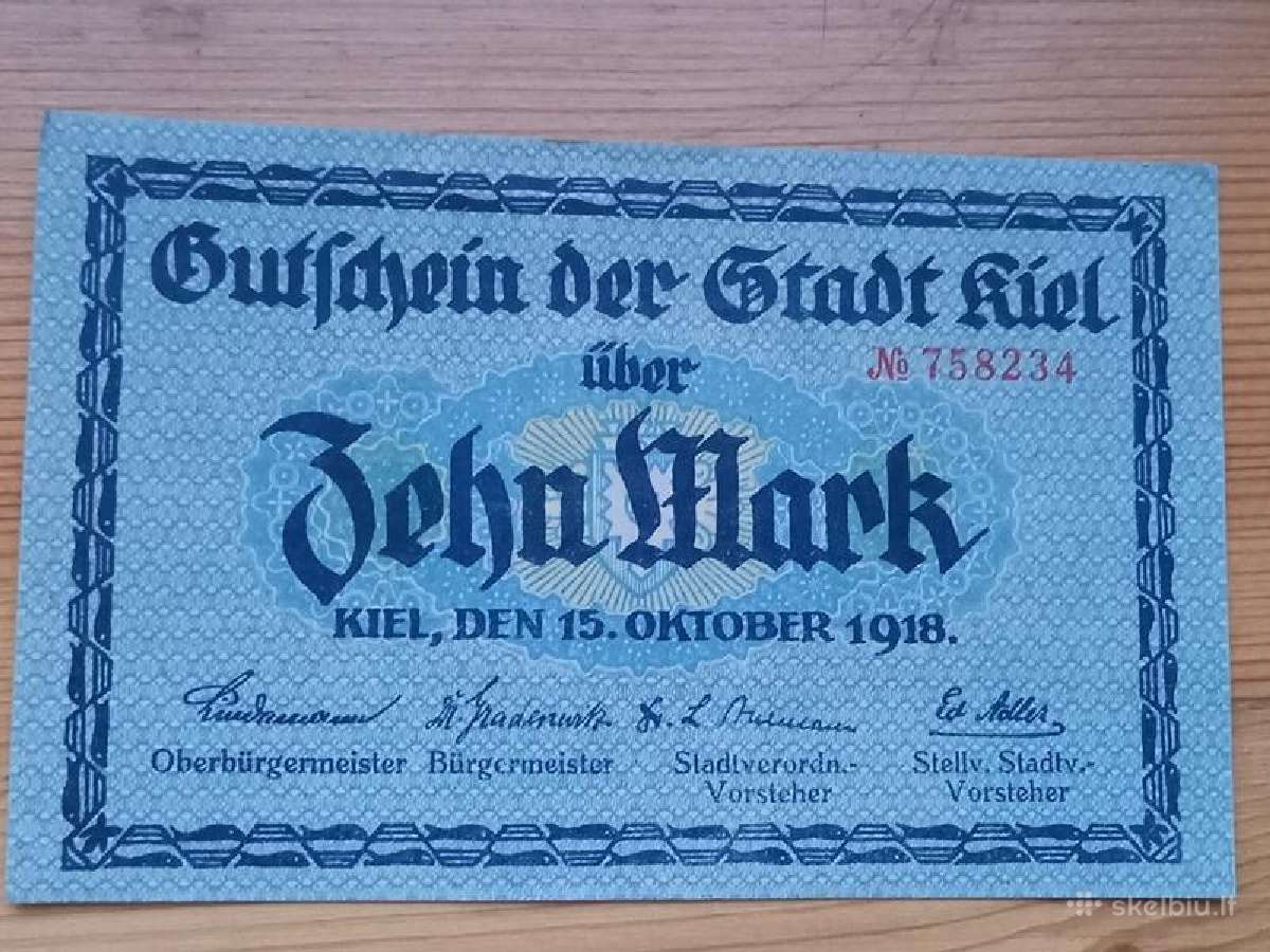 Vokietija 1918 10 markiu (notgeldas)