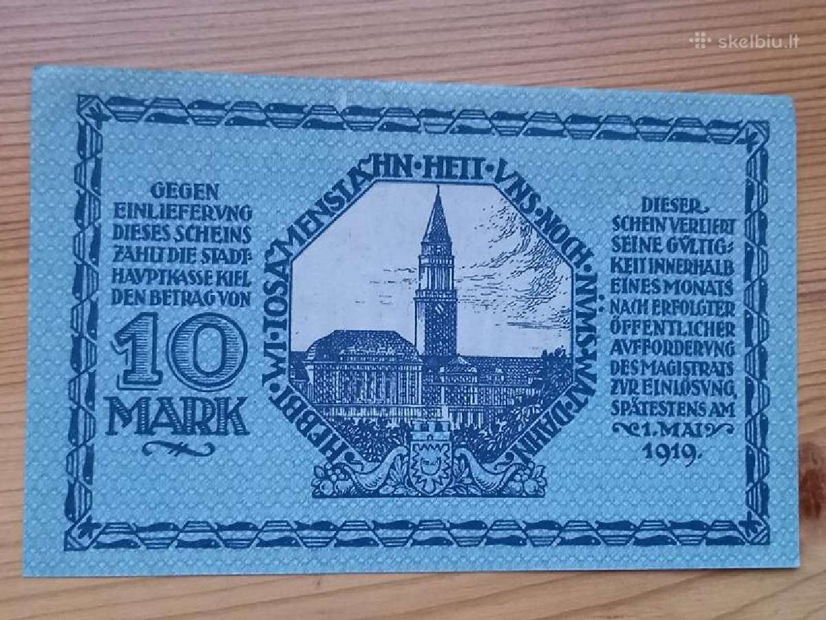 Vokietija 1918 10 markiu (notgeldas) - nuotraukos Nr. 2