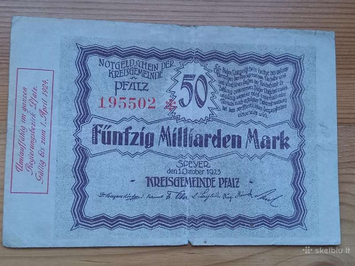 Vokietija 1923 50.000.000.000 markiu (notgeldas)