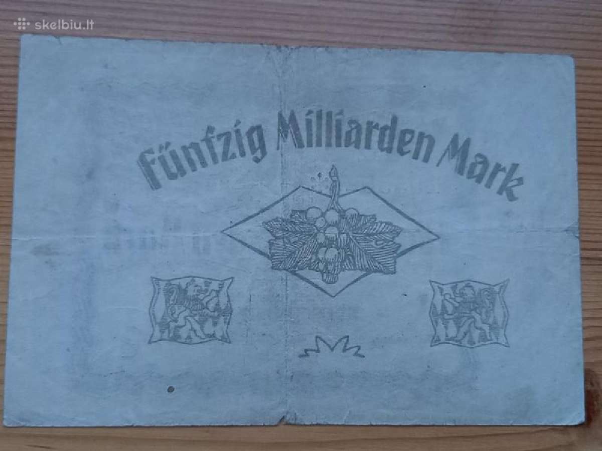 Vokietija 1923 50.000.000.000 markiu (notgeldas) - nuotraukos Nr. 2
