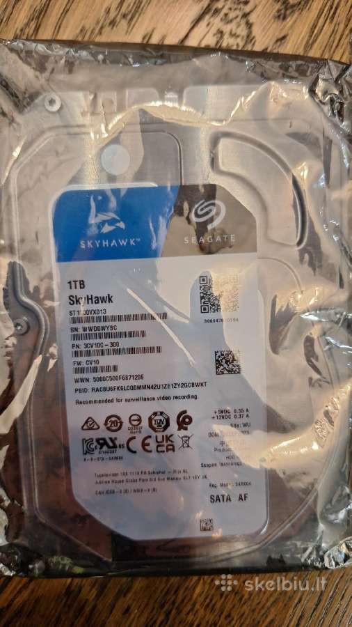 Seagate Skyhawk 1tb kietas diskas