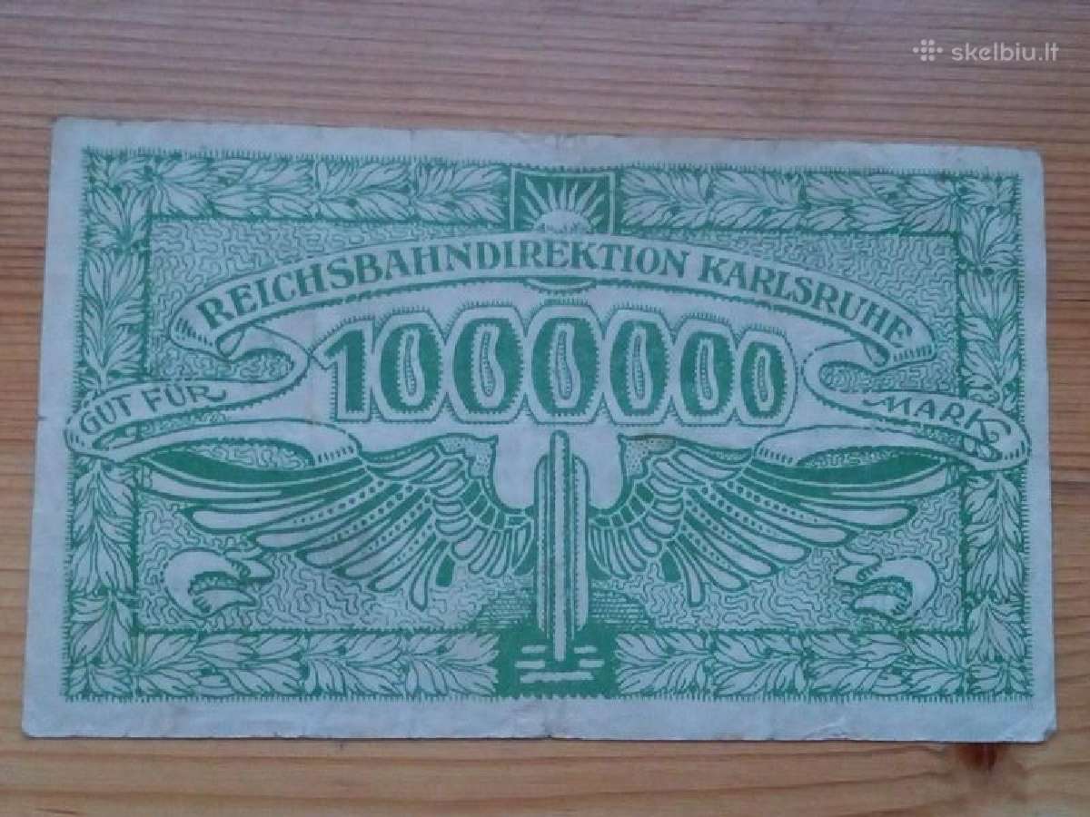 Vokietija 1923 1.000.000 markiu (notgeldas) - nuotraukos Nr. 2