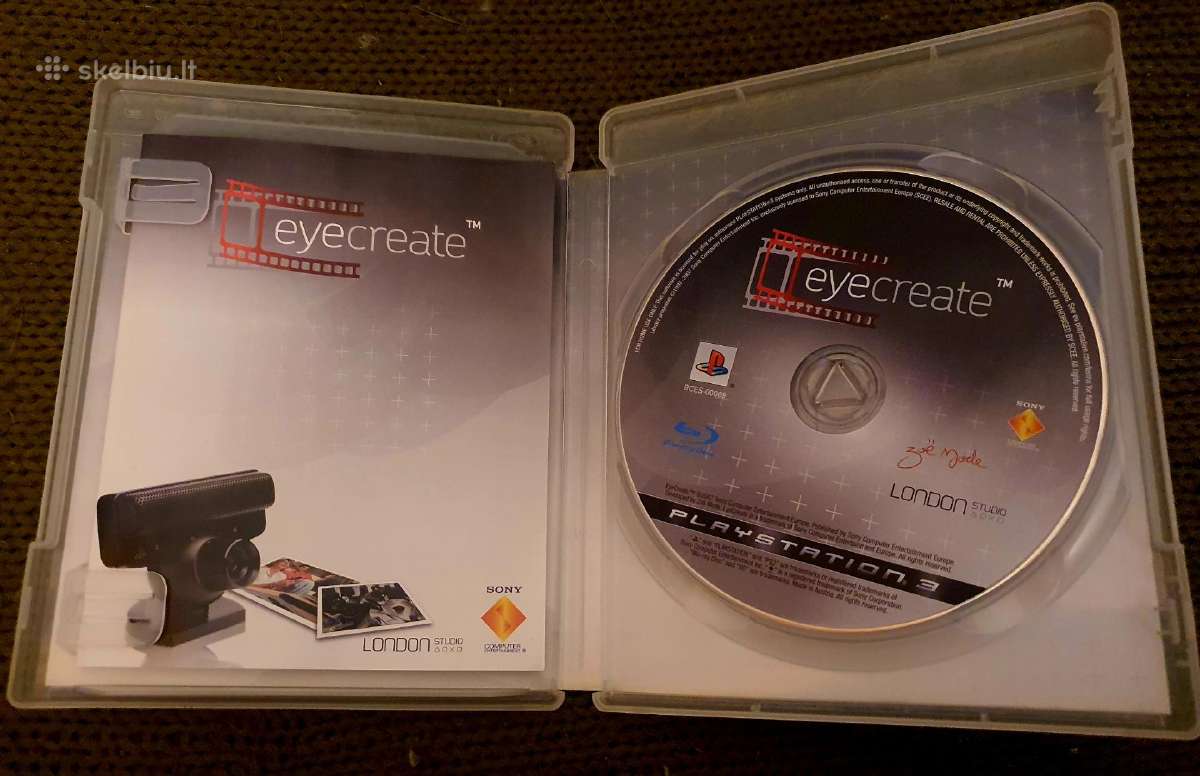 Sony Playstation 3 Eye Camera with Eyecreate (PS3) - nuotraukos Nr. 2