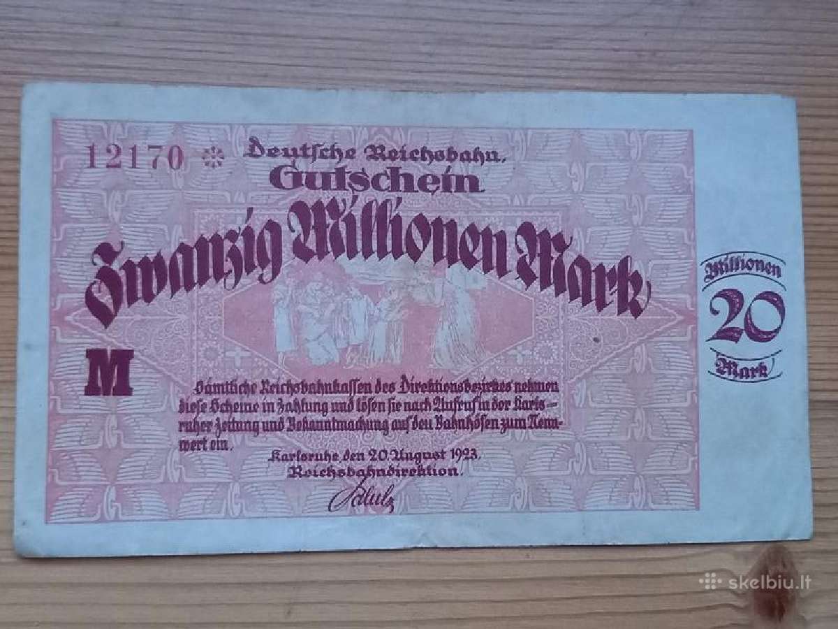 Vokietija 1923 20.000.000 markiu (notgeldas)