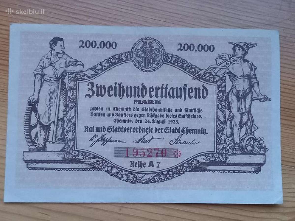 Vokietija 1923 200.000 markiu (notgeldas)