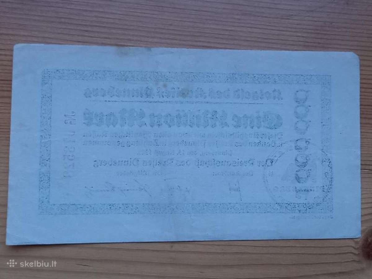 Vokietija 1923 1.000.000 markiu (notgeldas) - nuotraukos Nr. 2