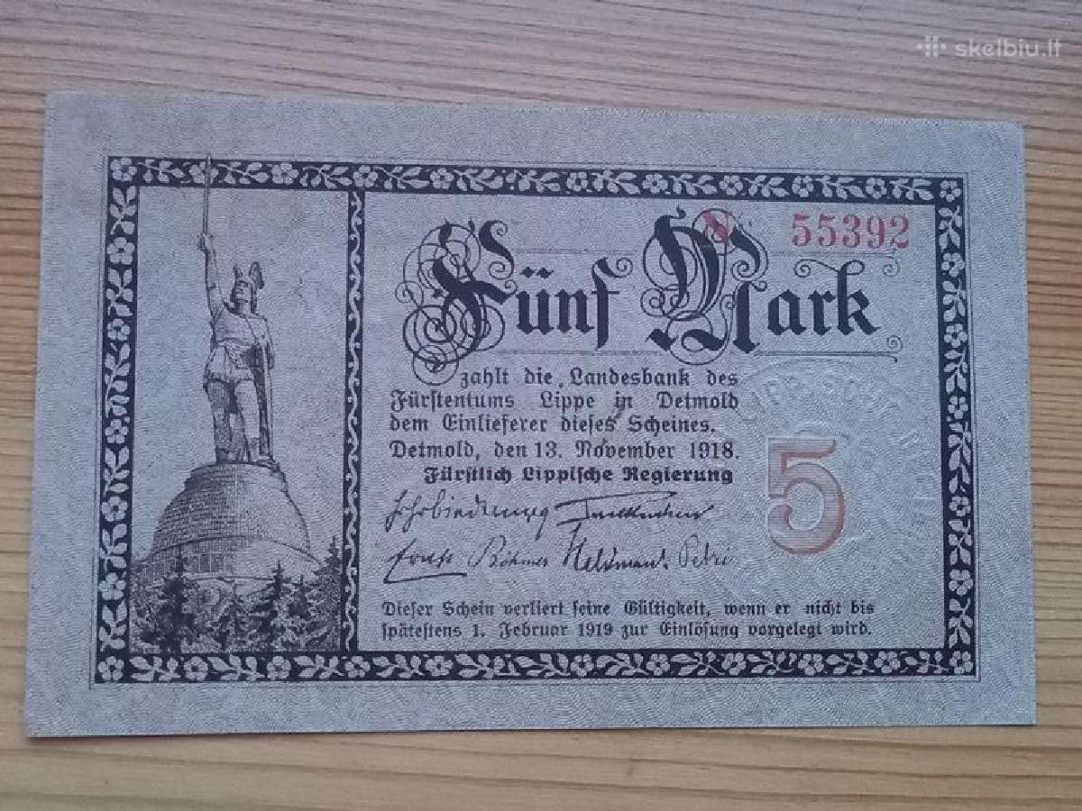 Vokietija 1918 5 markės (notgeldas)