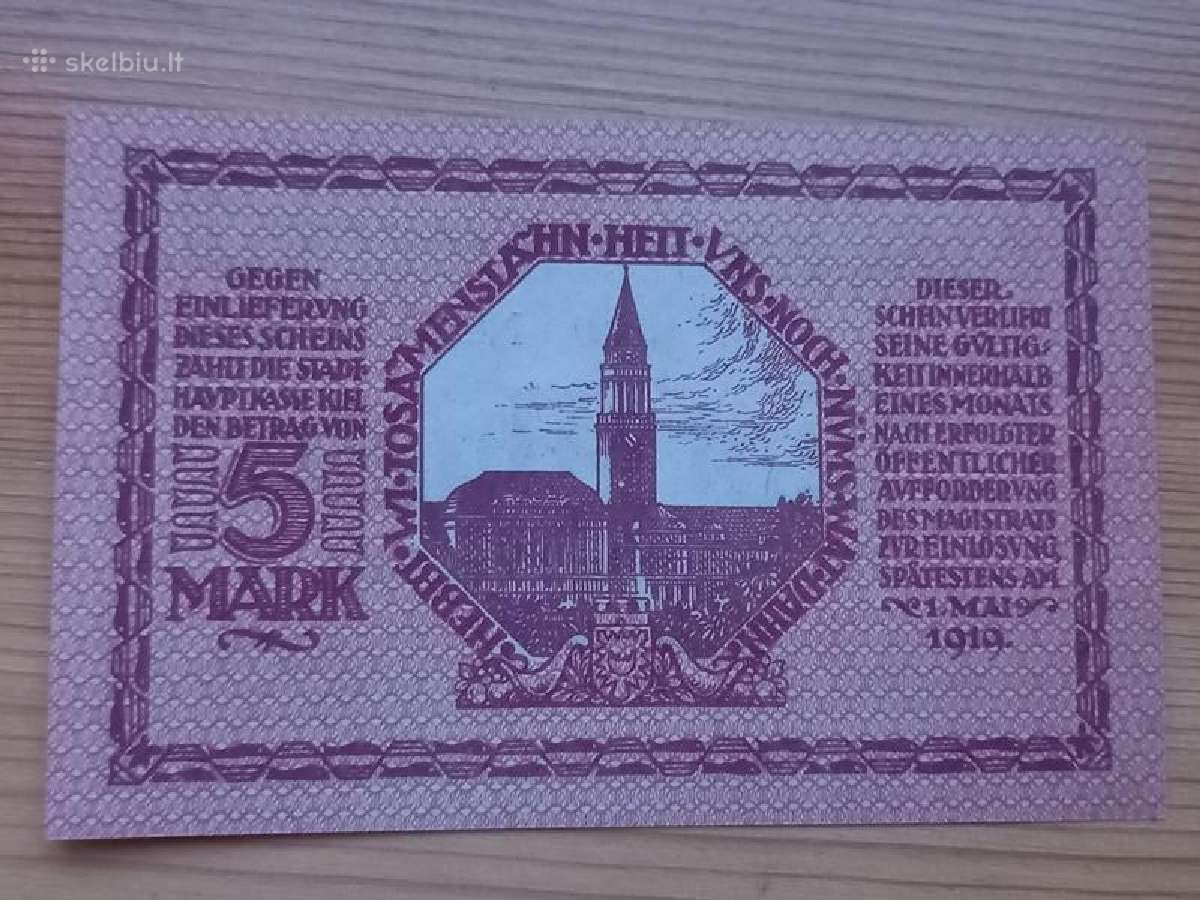 Vokietija 1918 5 markės (notgeldas) - nuotraukos Nr. 2