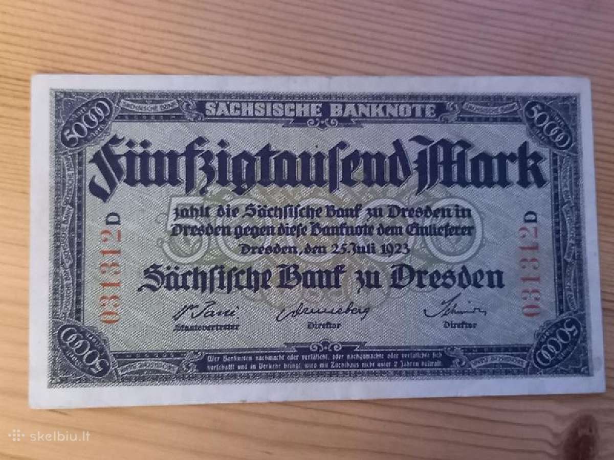 Vokietija 1923 50.000 markiu (notgeldas)