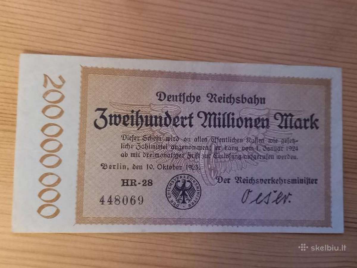 Vokietija 1923 200.000.000 markiu (notgeldas)