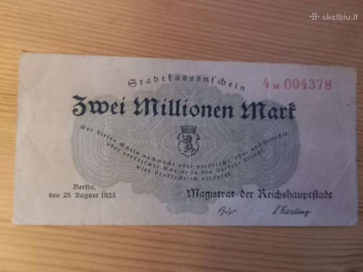 Vokietija 1923 2.000.000 markiu (notgeldas)