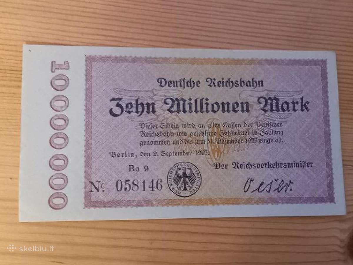 Vokietija 1923 10.000.000 markiu (notgeldas)