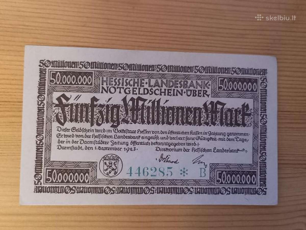 Vokietija 1923 50.000.000 markiu (notgeldas)